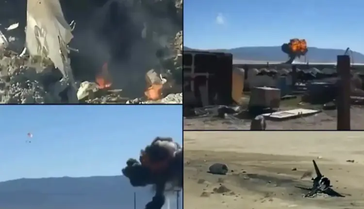 Aeroplani F-16 i ushtrisë amerikane rrëzohet në Kaliforni, piloti katapultoi në sekondat e fundit