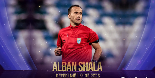  Laureatët e Vitit 2025   Alban Shala shpallet referi i vitit nga FFK ja