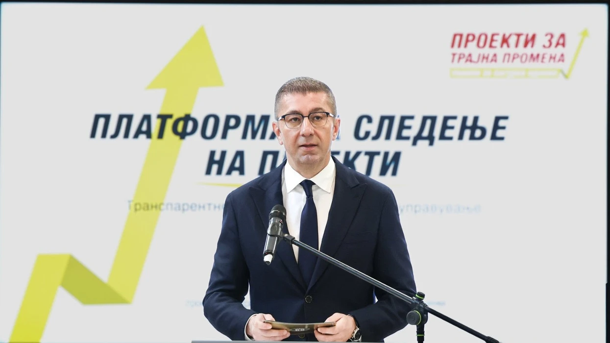 Mickoski  Platforma për monitorimin e projekteve të financuara nga Qeveria simbolizon integritet dhe mbikëqyrje publike