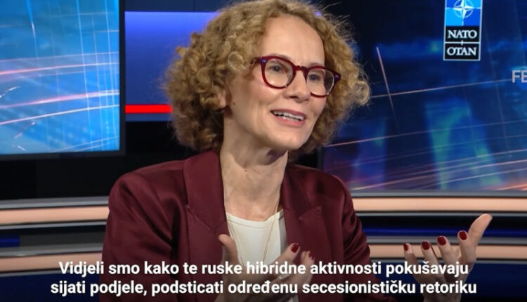 Shekerinska: NATO po e ndjek me kujdes ndërhyrjen hibride ruse në Bosnje e Hercegovinë dhe në Ballkan