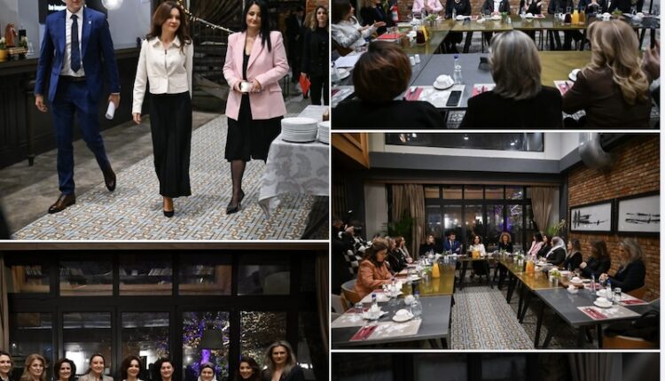 Spiropali nis vizitën në Shkup me gratë shqiptare në politikë (FOTO)