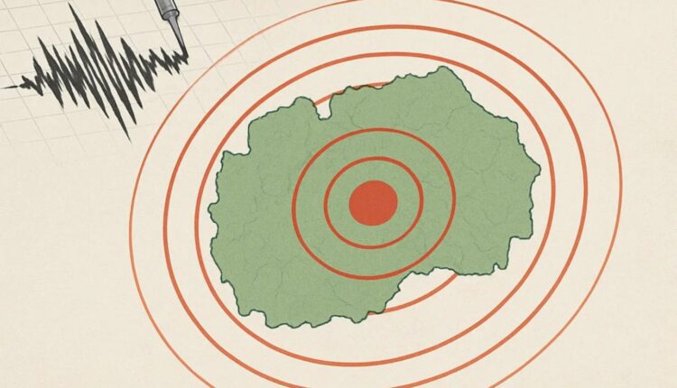 Një tërmet me magnitudë 2 u ndje në afërsi të Kërçovës