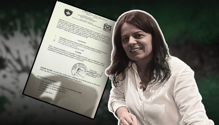 Trepça e suspendon Valdete Shabanin veç pse foli publikisht për ndërrimet e vendit të punës
