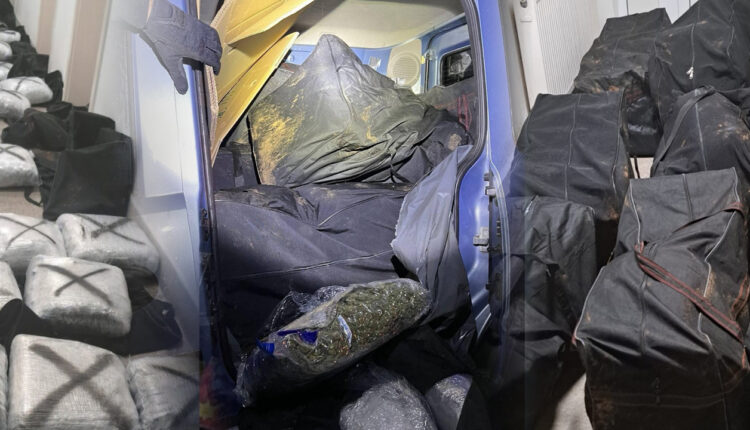 Arrestohen tre persona, parandalohet transporti i 150 kilogramëve marihuanë (VIDEO)
