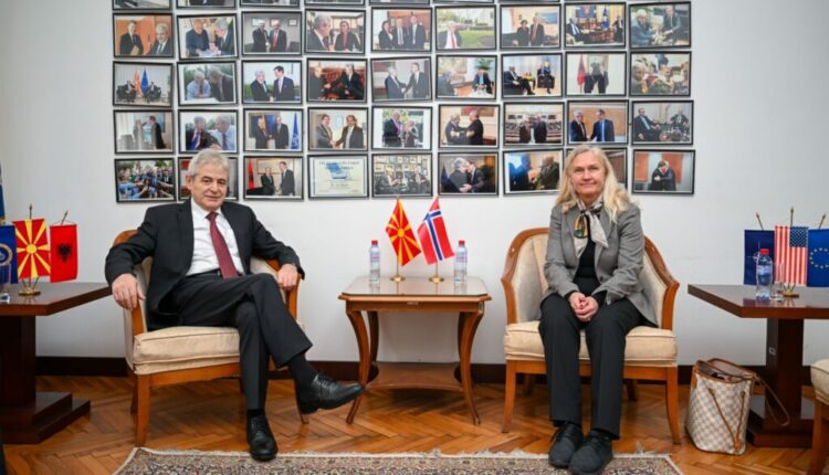 Ahmeti në takim me Ambasadoren e Norvegjisë, Kristin Melsom