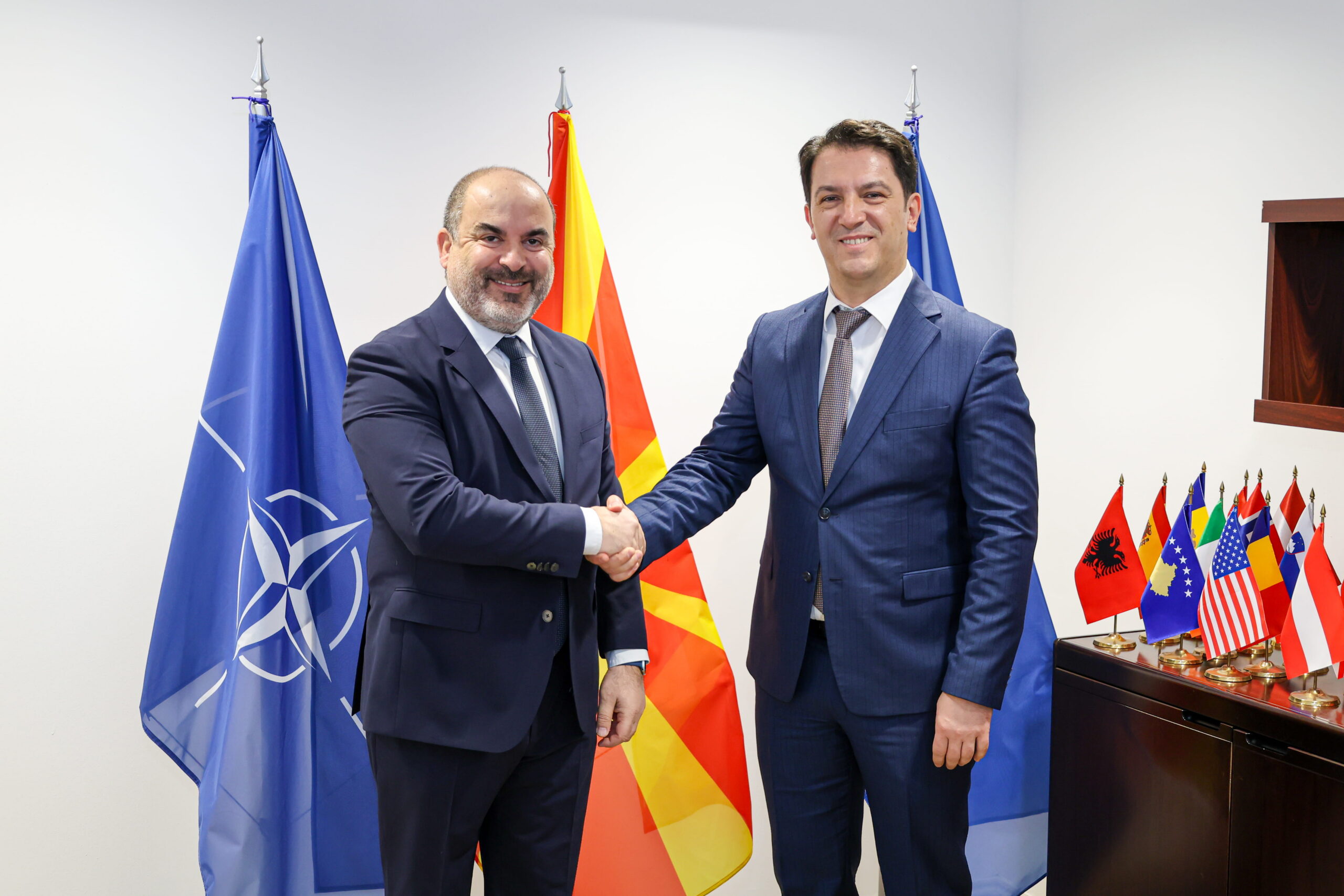 Zëvendëskryeministri i Parë dhe Ministri për Çështje Evropiane takoi ambasadorin e Republikës së Qipros