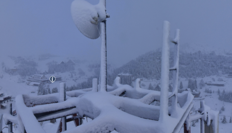 31 cm borë në Kodrën e Diellit