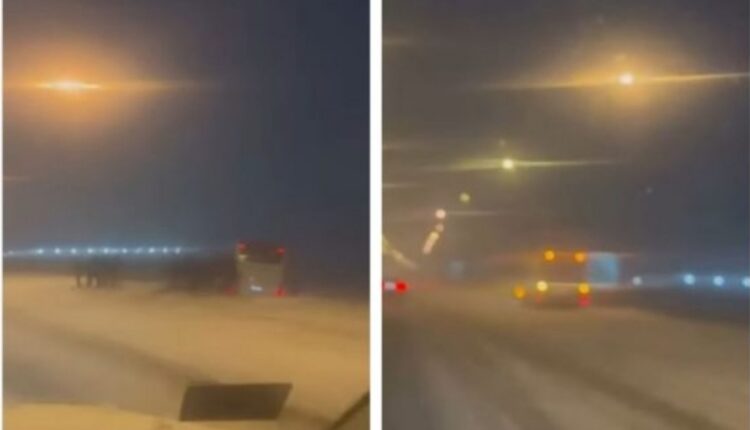 Autobusi me targa nga Maqedonia del nga autostrada në Serbi (VIDEO)