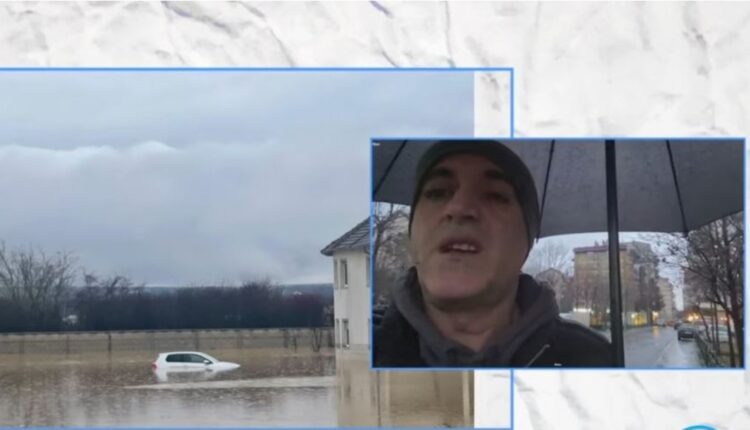 Drini i Bardhë del nga shtrati, rrezik për vërshime në Prizren (VIDEO)