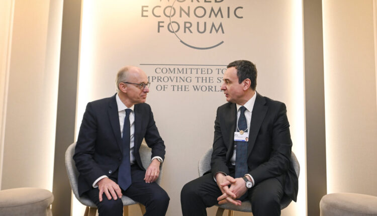 Kurti flet në Davos për synimet e Kosovës për anëtarësim në BE, Këshillin e Evropës dhe NATO