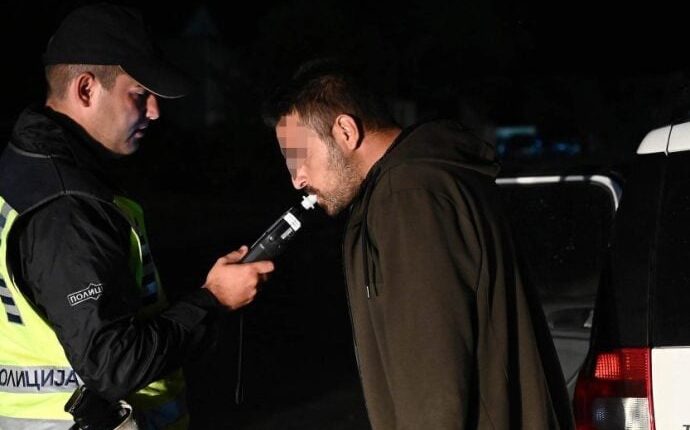3 shoferë pijanec u arrestuan në Kumanovë, “rekorderi” me mbi 2 promilë alkool