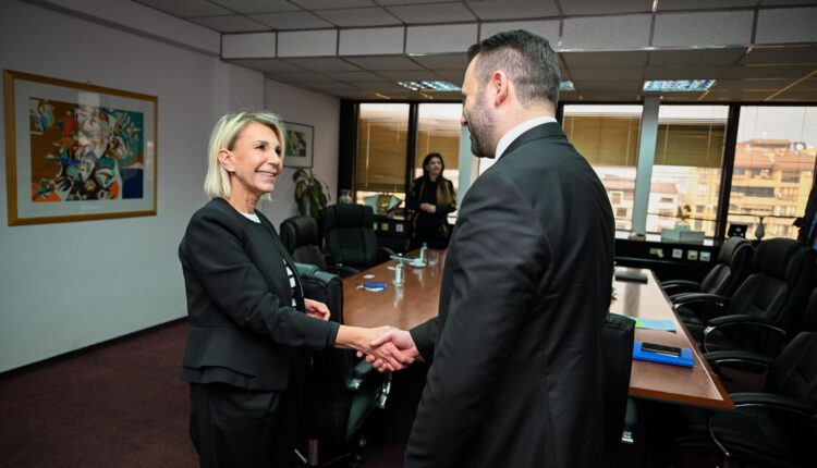 Ministri i Ekonomisë dhe Punës Besar Durmishi realizoi takim me Ambasadoren e Republikës së Kroacisë, SH.S. Nives Tiganj