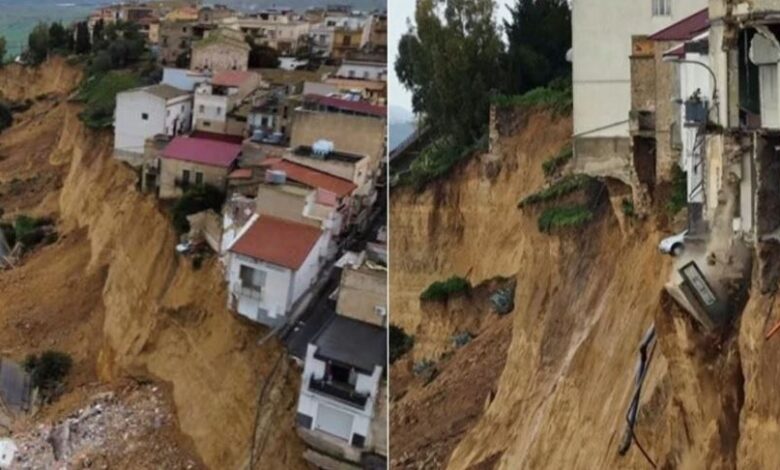 Mbi 1 mijë njerëz të evakuuar pas rrëshqitjeve masive të tokës në Siçili