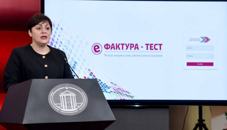 Dimitrieska-Koçoska: Sistemi i e-faturës është hap serioz në luftën kundër ekonomisë gri dhe reformë në financat publike