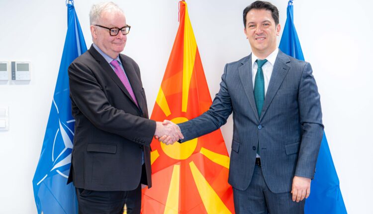 Bekim Sali, zhvilloi takim me Shkëlqesinë e Tij, z. Brendan Ward, Ambasador i Irlandës