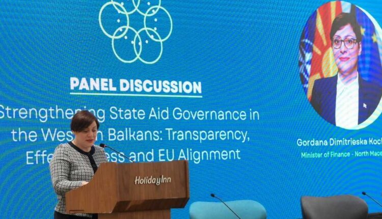Dimitrieska-Koçoska: Ndihma shtetërore transparente dhe e targetuar është çelësi i ekonomisë konkurruese
