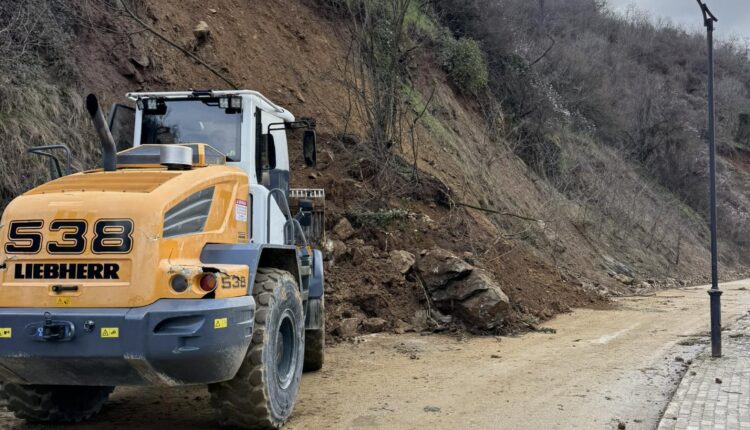 Rrëshqitje dheu në rrugën e Banjës, Komuna e Tetovës apelon për kujdes