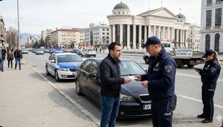 Skandal në Policinë e Shtetit: Zyrtari i sigurimit të Kuvendit kapet duke drejtuar mjetin pa patentë shoferi