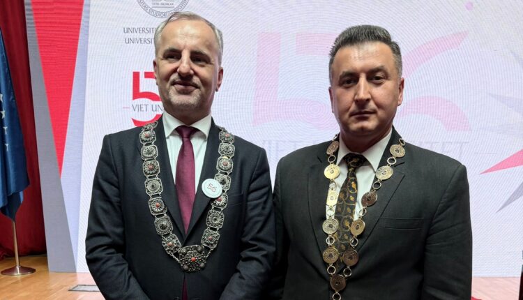 Rektori i Universitetit të Tetovës mori pjesë në ceremoninë e 56-vjetorit të themelimit të Universitetit të Prishtinës