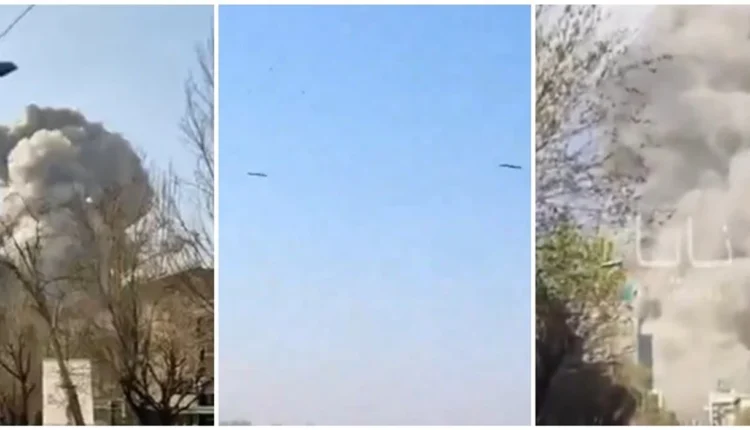 Pamje të reja të sulmeve ndaj Iranit – raketat shihen teksa fluturojnë mbi territorin irakian drejt Teheranit