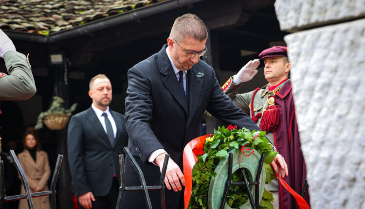 Mickoski: Përkujtimi i Goce Dellçevit le të na shërbejë si shembull se si duhet ta ndërtojmë Maqedoninë tonë