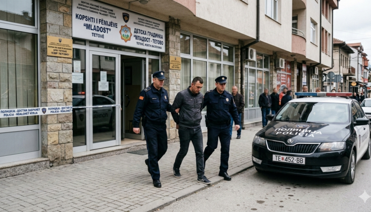 Sulm fizik ndaj punonjëses së kopshtit të fëmijëve në Tetovë: Arrestohet 38-vjeçari