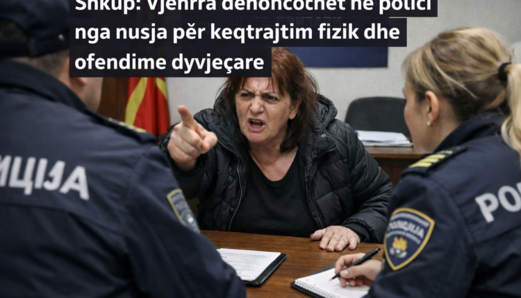 Shkup: Vjehrra denoncohet në polici nga nusja për keqtrajtim fizik dhe ofendime dyvjeçare