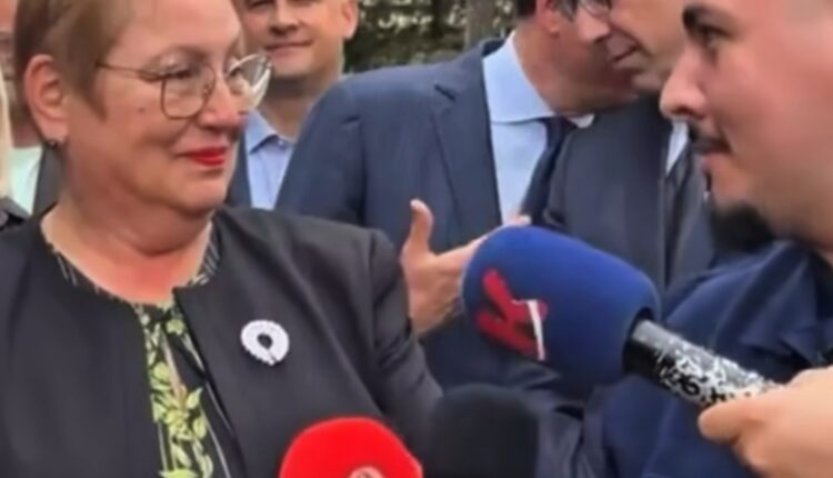 Gazetari i TS-së Nevrij Ademi  i kujton Janevskës se a i duhet përkthyes për në Tetovë!