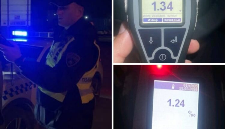 Aksion policor në Shkup: 9 shoferë të dehur, një i arrestuar