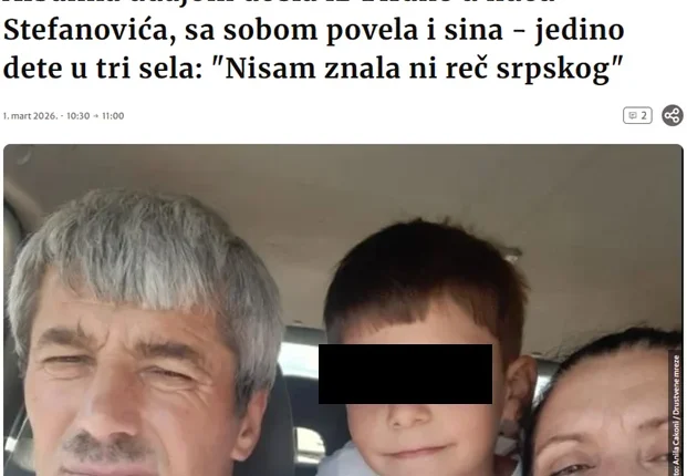 Femrat shqiptare po mbushin Serbine me fëmije, në prag të zhdukjes së këtij populli. Alina nga Shqipëria len kryeqytetin e Tiranës, martohet në një katund serb me Stefanovic