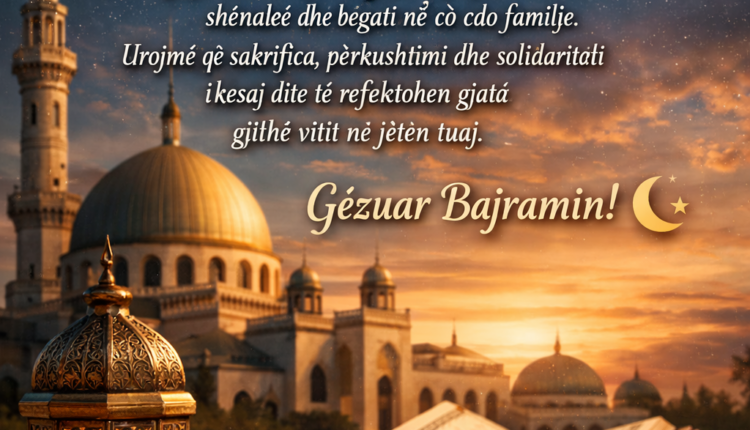 Tetovasot ua uron nga zemra Festën e Bajramit të gjithë besimtarëve myslimanë dhe lexuesve tanë të nderuar!
