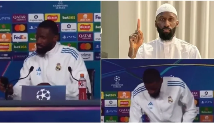 “A ka mbaruar? Tani është koha e iftarit”, Rudiger u largua nga konferenca pasi pa orën në telefon