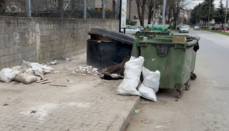 Mbeturina inerte në hapësirat publike në Tetovë