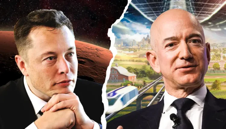 Elon Musk dhe Jeff Bezos, kokë më kokë në garën për hapësirën