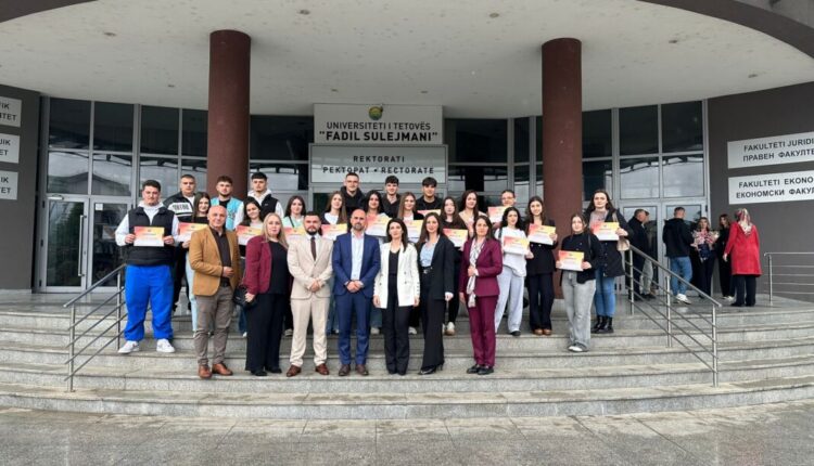 Punëtoria “Ekonomistët e së ardhmes” i bashkoi maturantët në Universitetin e Tetovës