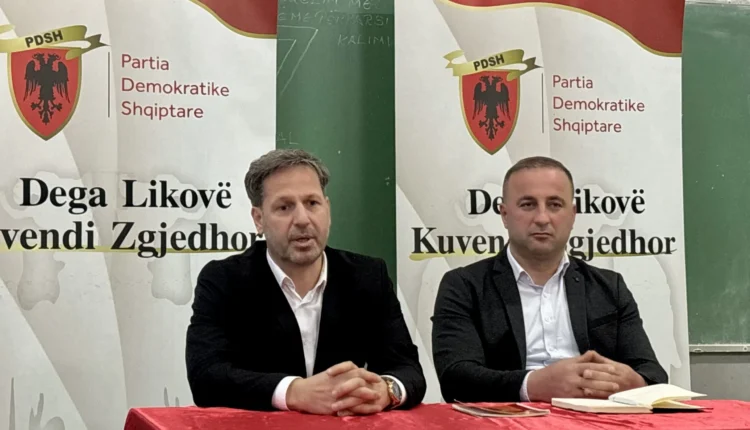Hevzi Jashari në krye të degës së PDSH-së në Likovë