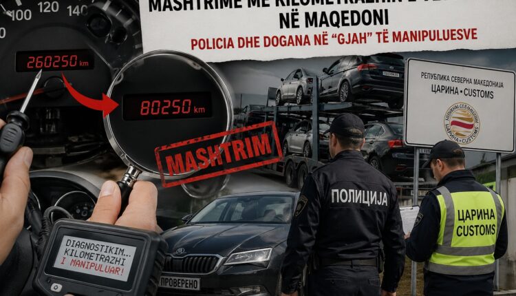 Mashtrime me kilometrazhin e veturave në Maqedoni, Policia dhe Dogana në “gjah” të manipuluesve