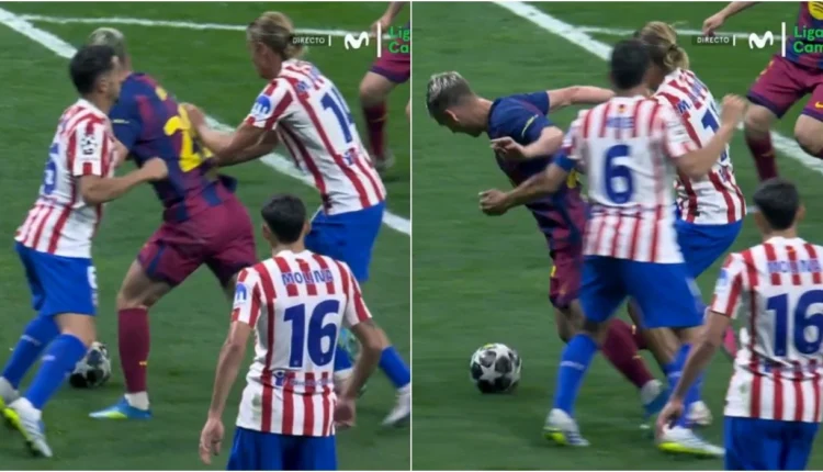 A u dëmtua Barcelona me një penallti te rasti i Olmos? Pamjet qartësojnë shtyrjen e Llorentes