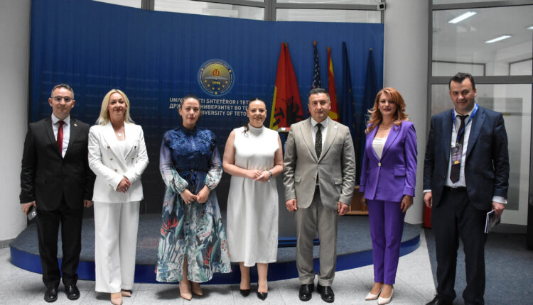 Rektori i Universitetit të Tetovës Prof. Dr. Jusuf Zejneli e priti në takim drejtoreshën e Agjencisë për Inovacion