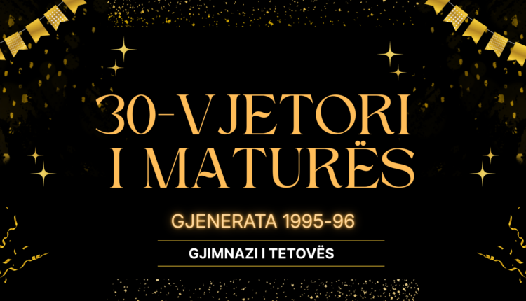 Gjenerata 1995/96 e Gjimnazit të Tetovës ribashkohet pas 30 vitesh