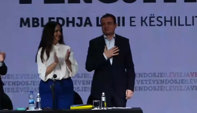 U.D. Presidentja Haxhiu në mbledhjen e Këshillit të përgjithshëm të VV-së, propozon Kurtin për Kryeministër