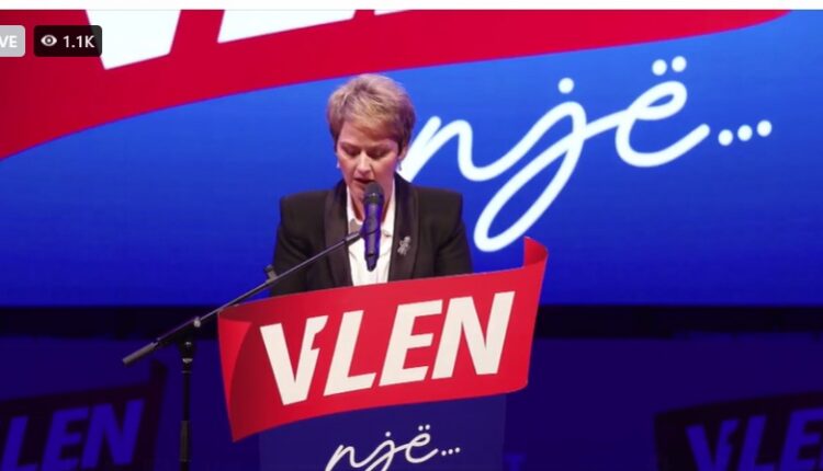 Kryetarja e Preshevës në kongresin e VLEN-it: Jeni model për organizimin e forcave politike shqiptare