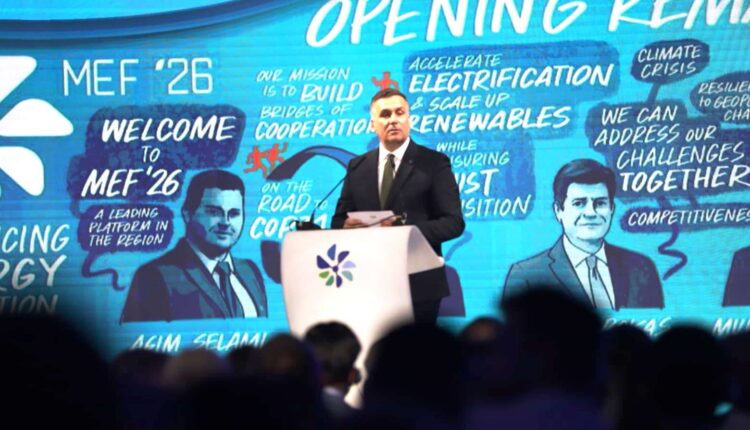 Ministri Hoxha hapi ‘MEF 2026’ dhe bëri thirrje për përshpejtimin e tranzicionit të gjelbër në rajon