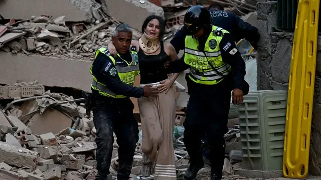 Dy tërmete trondisin Venezuelë  dhjetëra viktima dhe mbi qindra të plagosur  Njerëzit në rrënoja kërkojnë ndihmë