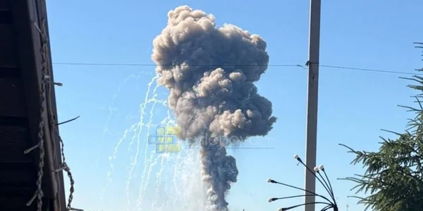 U ndodhë sërish rusëve  hedhin bombë në territorin e tyre   Belgorod  VIDEO 