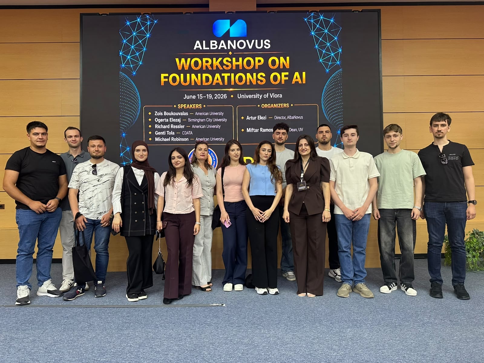 Studentët e Universitetit të Tetovës e fituan vendin e parë në Hackathonin ndërkombëtar të inteligjencës artificiale dhe shkencës së të dhënave