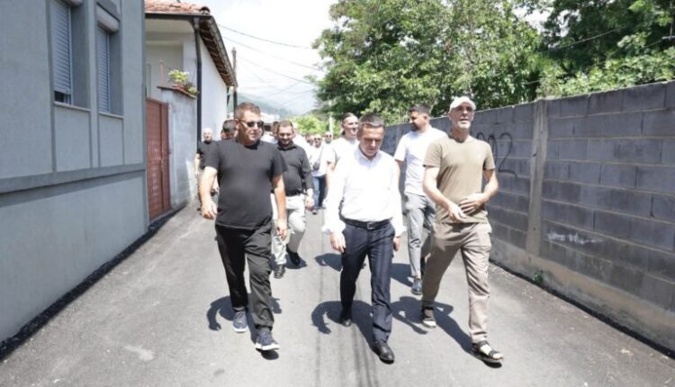Bilall Kasami promovon rrugën “Sami Frashëri” në Tetovë