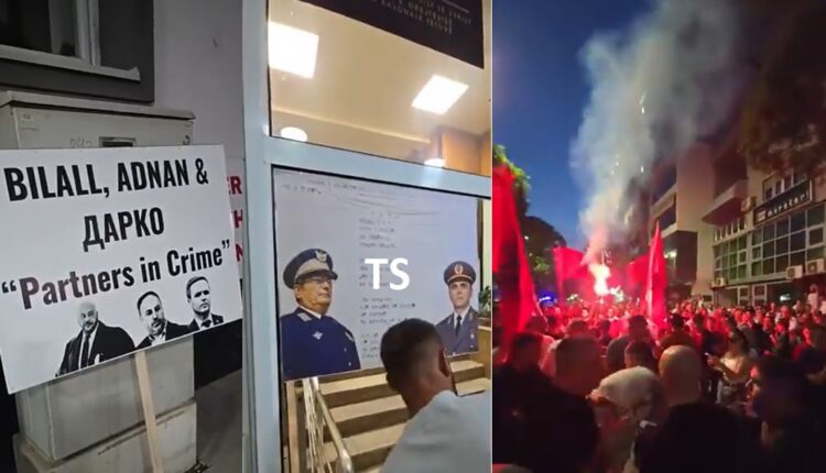 Përfundoi protesta paqësore në Tetovë, qytetarët kërkuan rikthimin e emrave shqiptarë të rrugëve “Bota serbe jashtë Tetovës” (VIDEO)