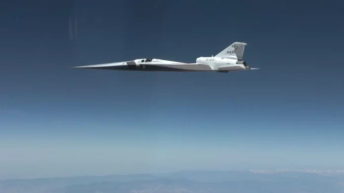 Historike  aeroplani X 59 i NASA s tejkalon shpejtësinë e zërit