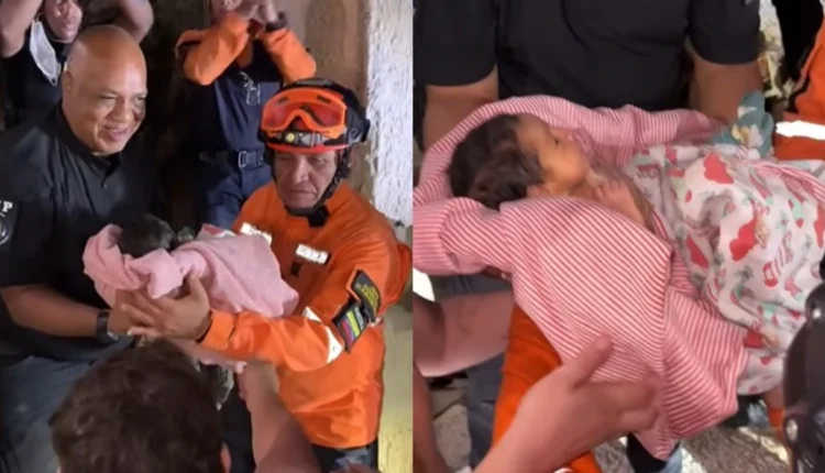 Mrekulli mes rrënojave/ Foshnja gjendet e gjallë, 32 orë pas tërmeteve shkatërrimtarë në Venezuelë, shpëtohet dhe nëna (VIDEO)